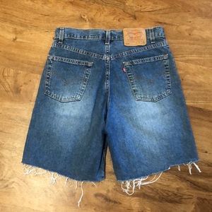 Great Vintage 550 High Rise Levi Shorts. Paper Tag. . Made in USA. 31 (30).
